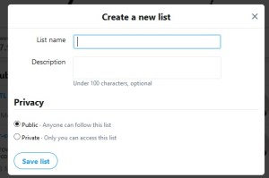 Twitter Lists